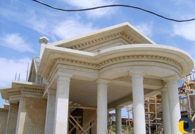 Аблицовка фасада из камня