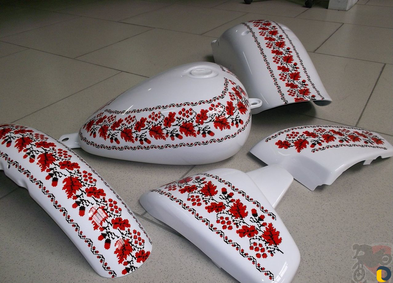 Аэрография на мотоцикле, шлеме, авто и др