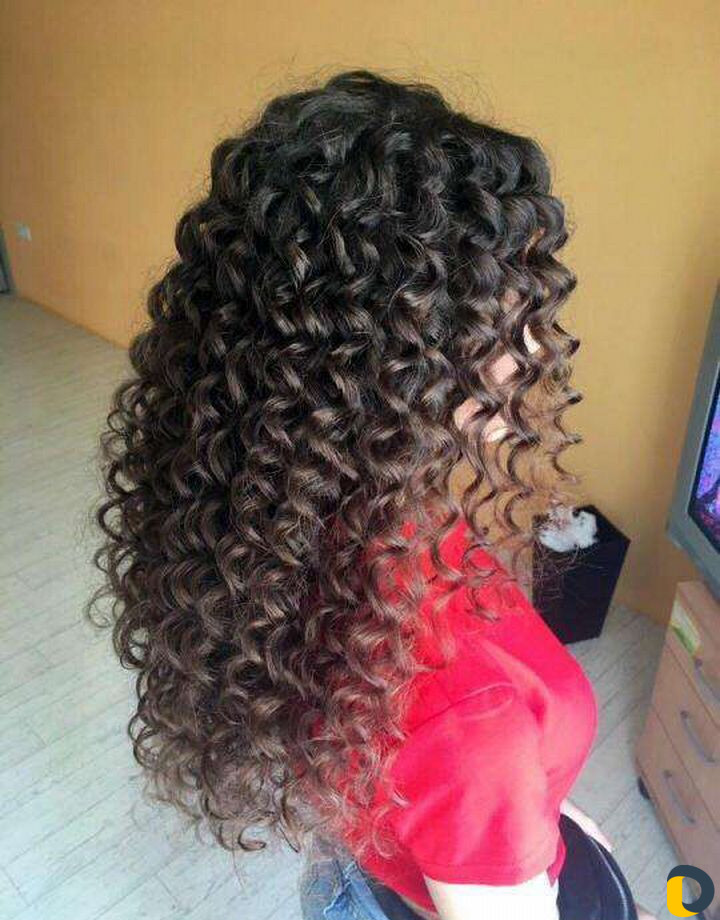 Афрокудри. Полировка волос