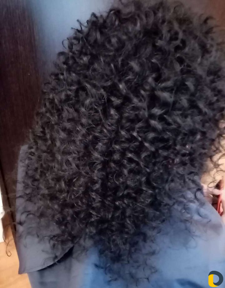 Афрокудри. Полировка волос