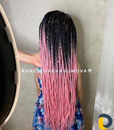 Афролоконы,афрокосички,брейды вместе с материалом