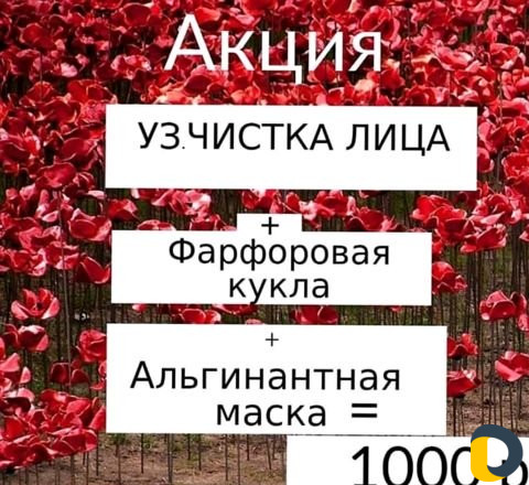 Акция, уз. Чистка лица +процедура фарфоровой куклы