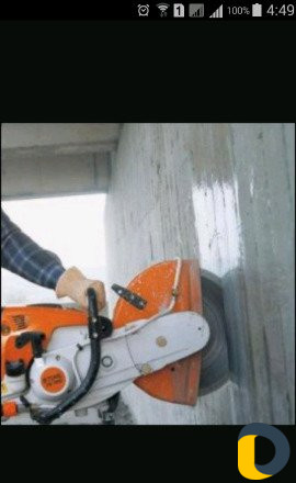 Алмазная бурение и резка стен