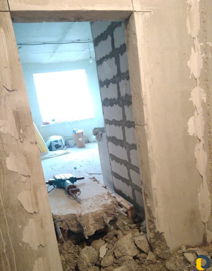 Алмазная резка проёма штробы и тд
