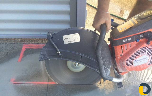 Алмазная резка стен бетона проёмов