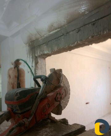 Алмазная резка стен и сверление стен без грязи и п