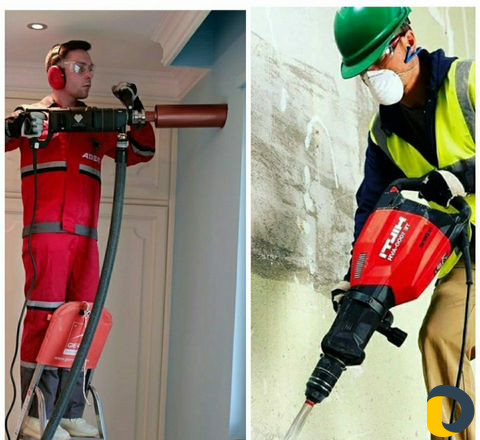 Алмазное бурение без пыли и грязи отбойник