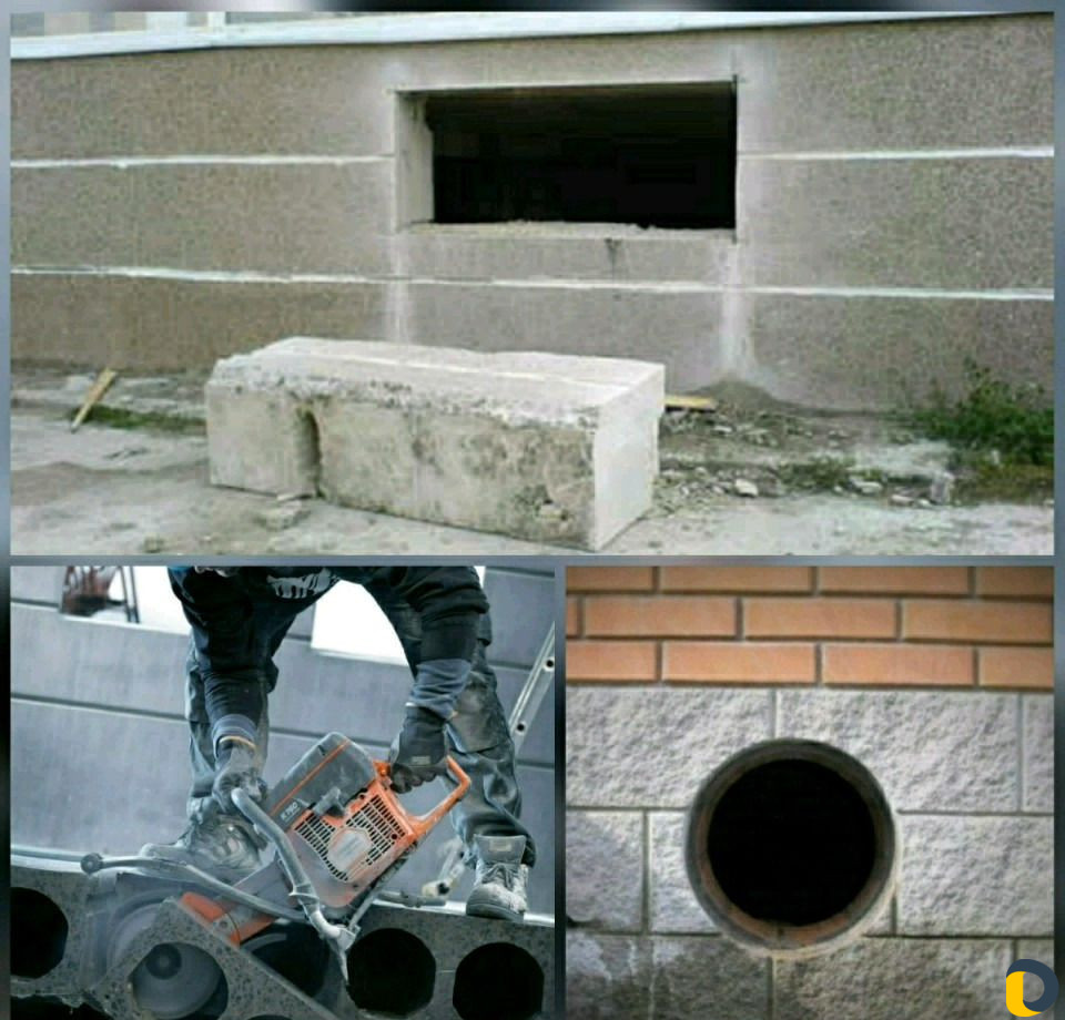 Алмазное бурение отверстий алмазная резка