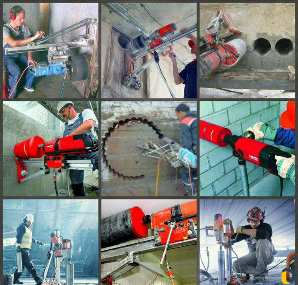 Алмазное бурение отверстий