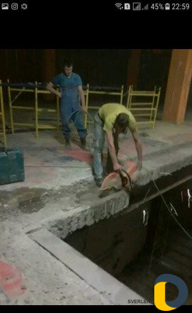 Алмазное бурение стен
