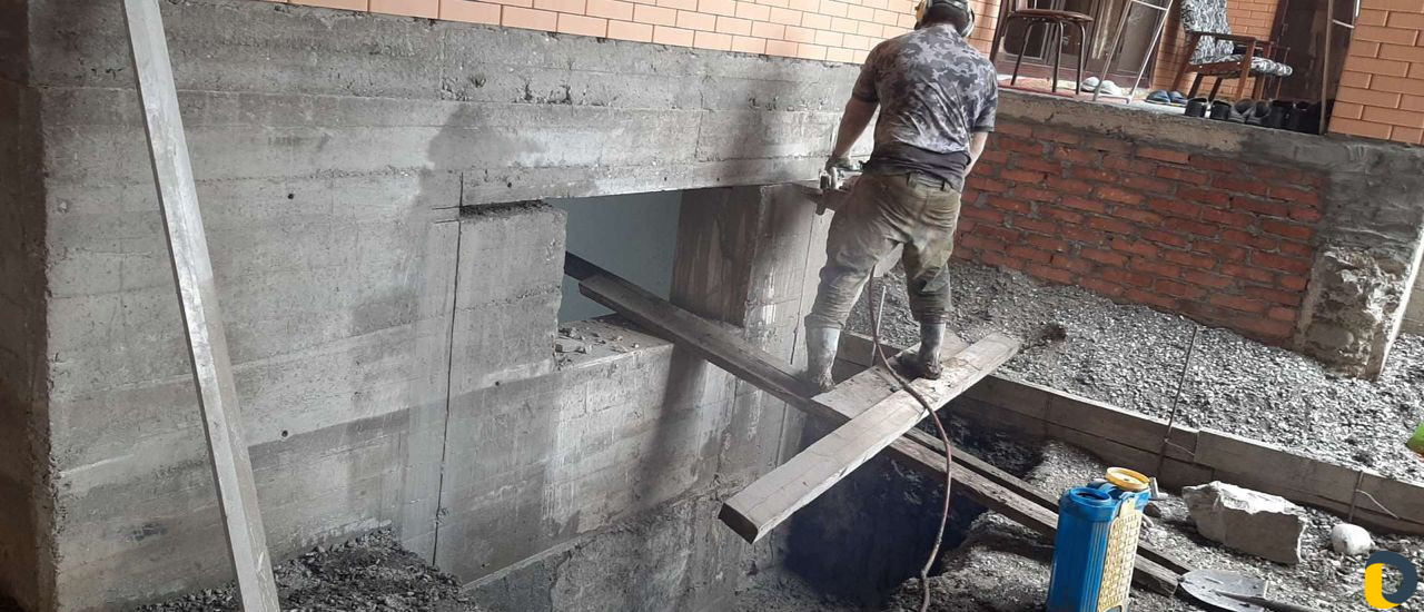 Алмазное резка Окон Алмазная резка Окон