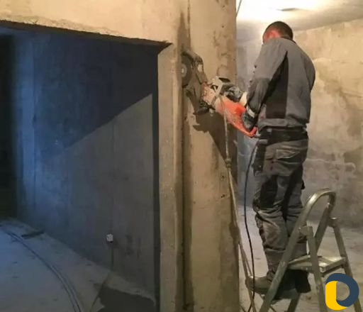 Алмазное сверление и резка стен, без пыли и грязи