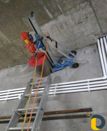 Алмазное сверление и резка стен