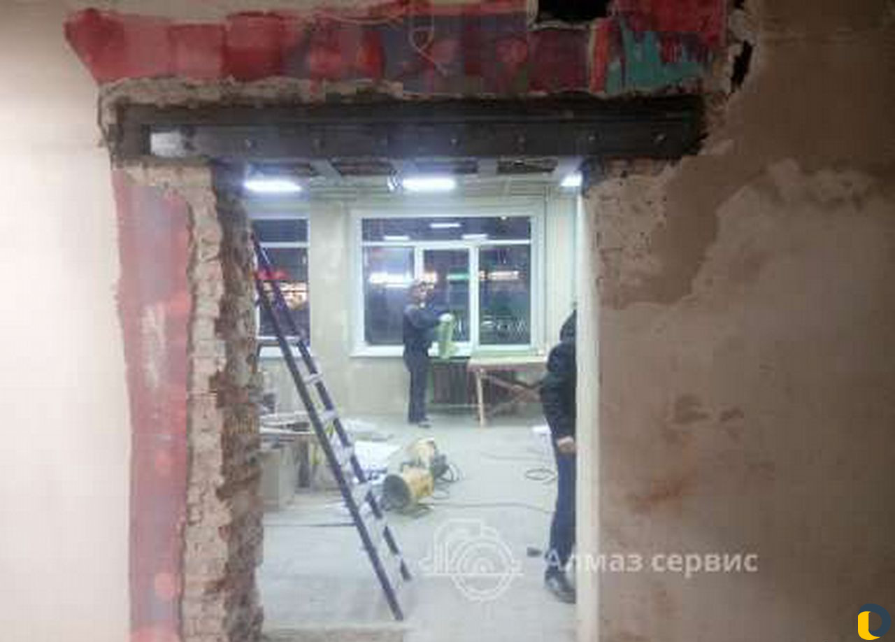 Алмазное сверление и резка стен