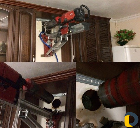 Алмазное сверление И резка стен