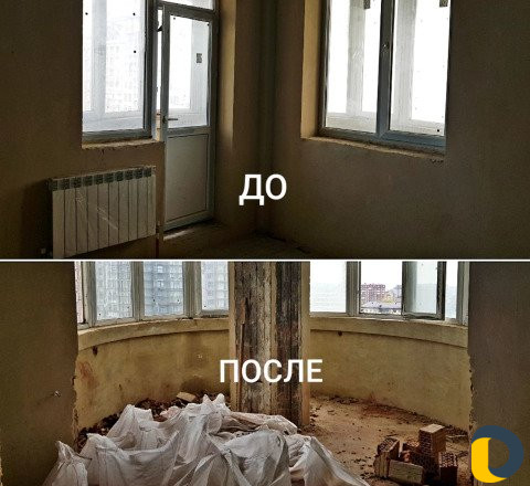 Алмазное сверление, разрушение стен