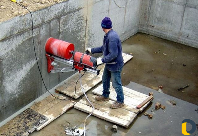 Алмазное сверление резка стен