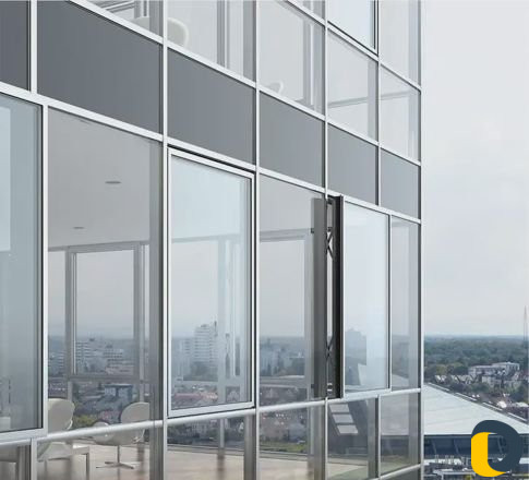 Алюминиевые окна и двери фасады