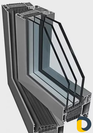 Алюминиевые окна и двери фасады