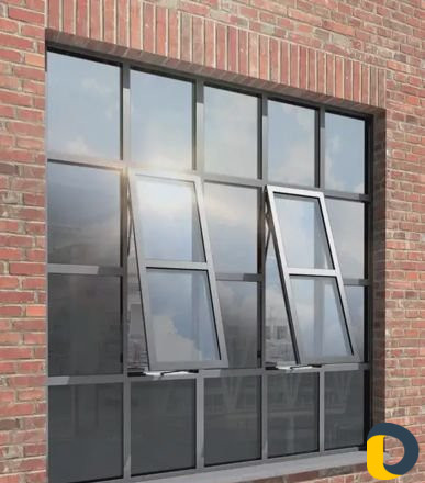 Алюминиевые окна и двери фасады