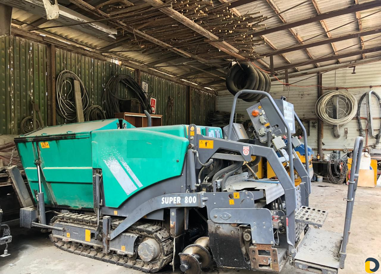 Аренда асфальтоукладчика Vogele Super 800
