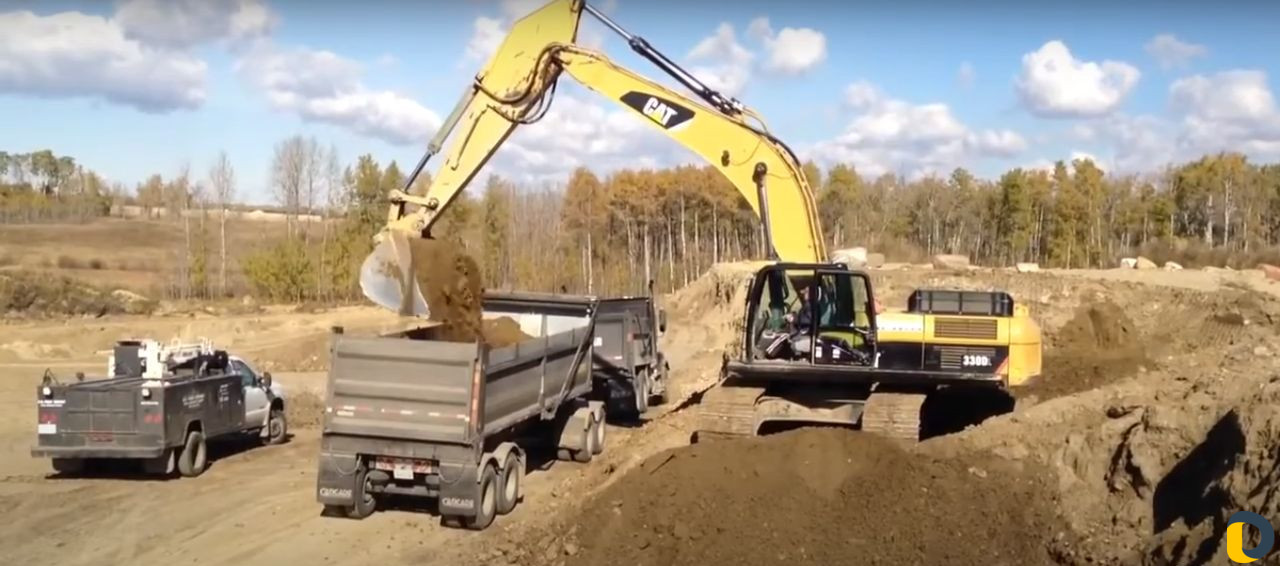 Аренда гусеничного полноповоротного экскаватора
