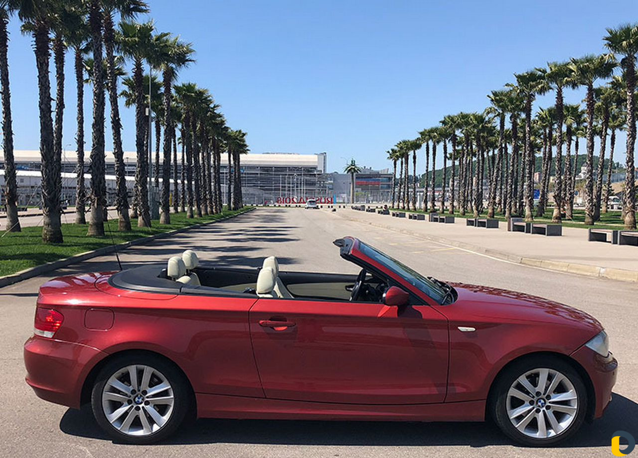 Аренда кабриолета BMW 120i в Сочи и Адлере