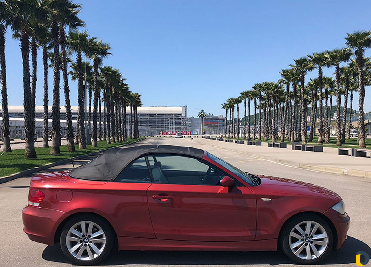 Аренда кабриолета BMW 120i в Сочи и Адлере
