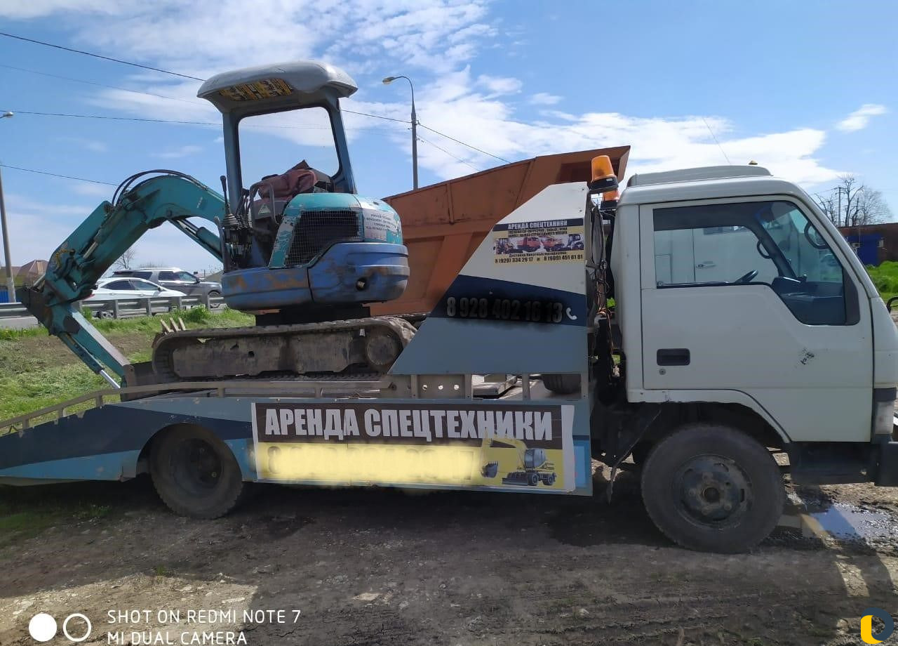 Аренда мини-экскаватора, мини-погрузчика, бур