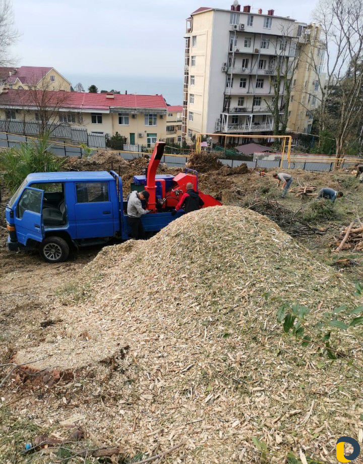 Аренда мощного измельчителя древесины