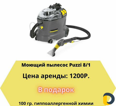 Аренда моющего пылесоса Karcher