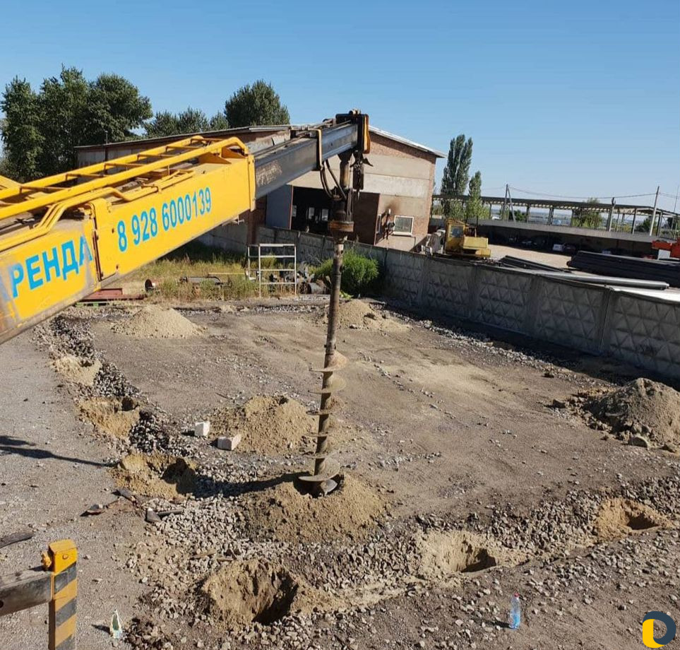 Аренда ямобура Установка опор лэп Бурение под сваи