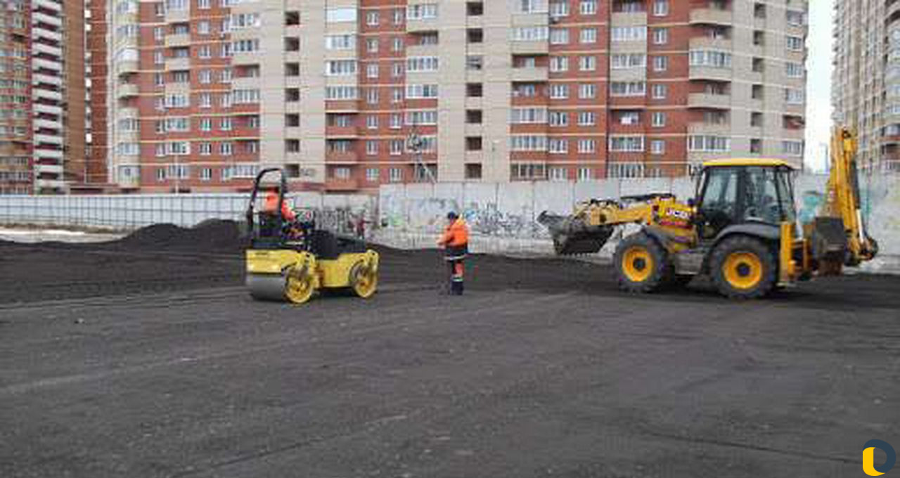 Асфальтирование, укладка тротуарной плитки