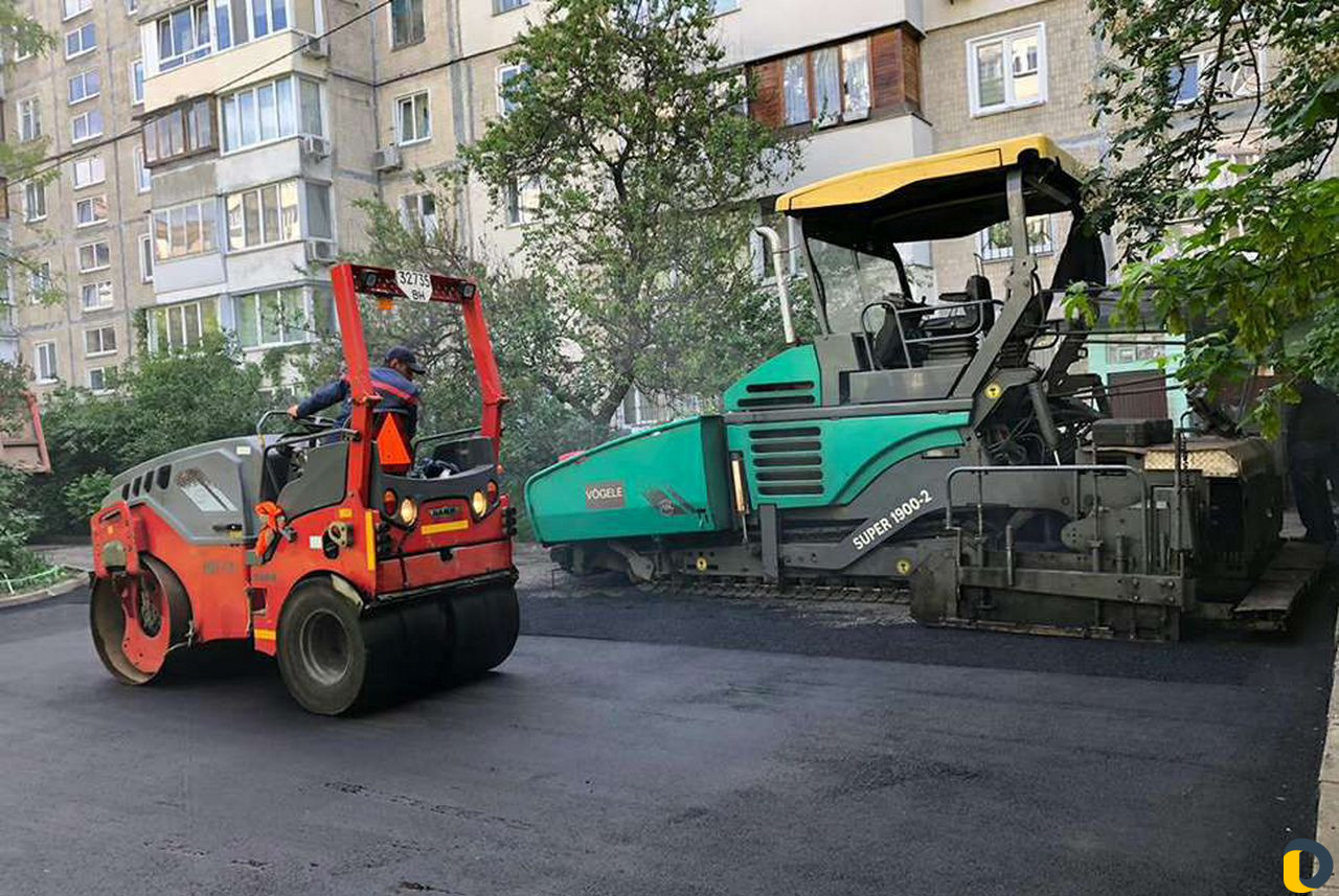 Асфальтирование, укладка тротуарной плитки