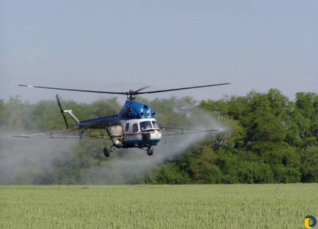 Авиационно-химические услуги вертолётами Ми-2