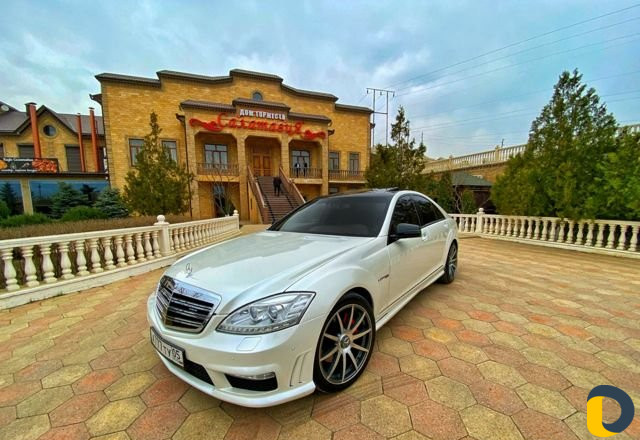 Авто Прокат на свадьбу Мерседес жемчуг w221 аренда