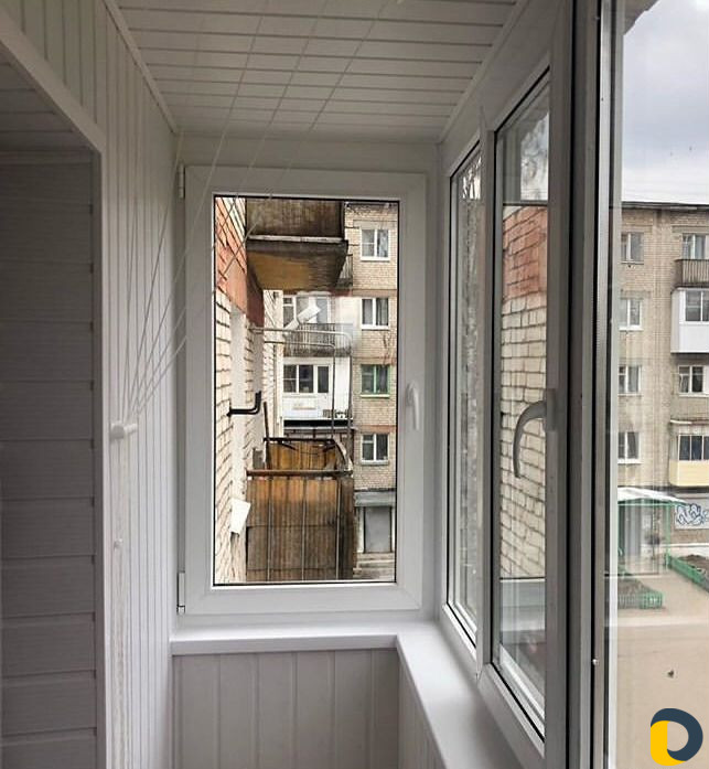 Балкон под ключ, окна, откосы