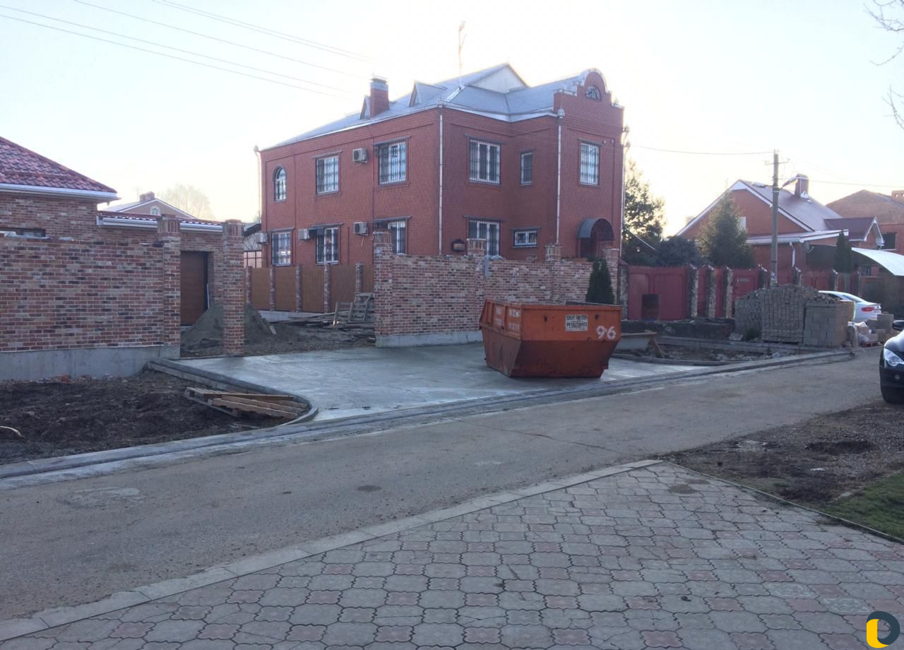 Бетонирование дворов