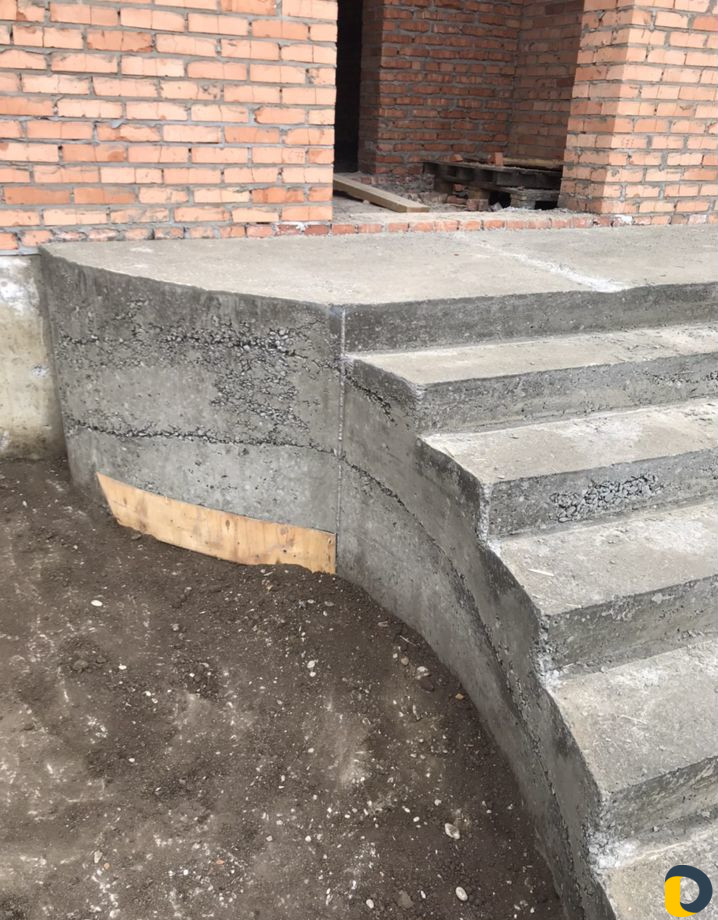 Бетонные работы лестницы монолит и т. д