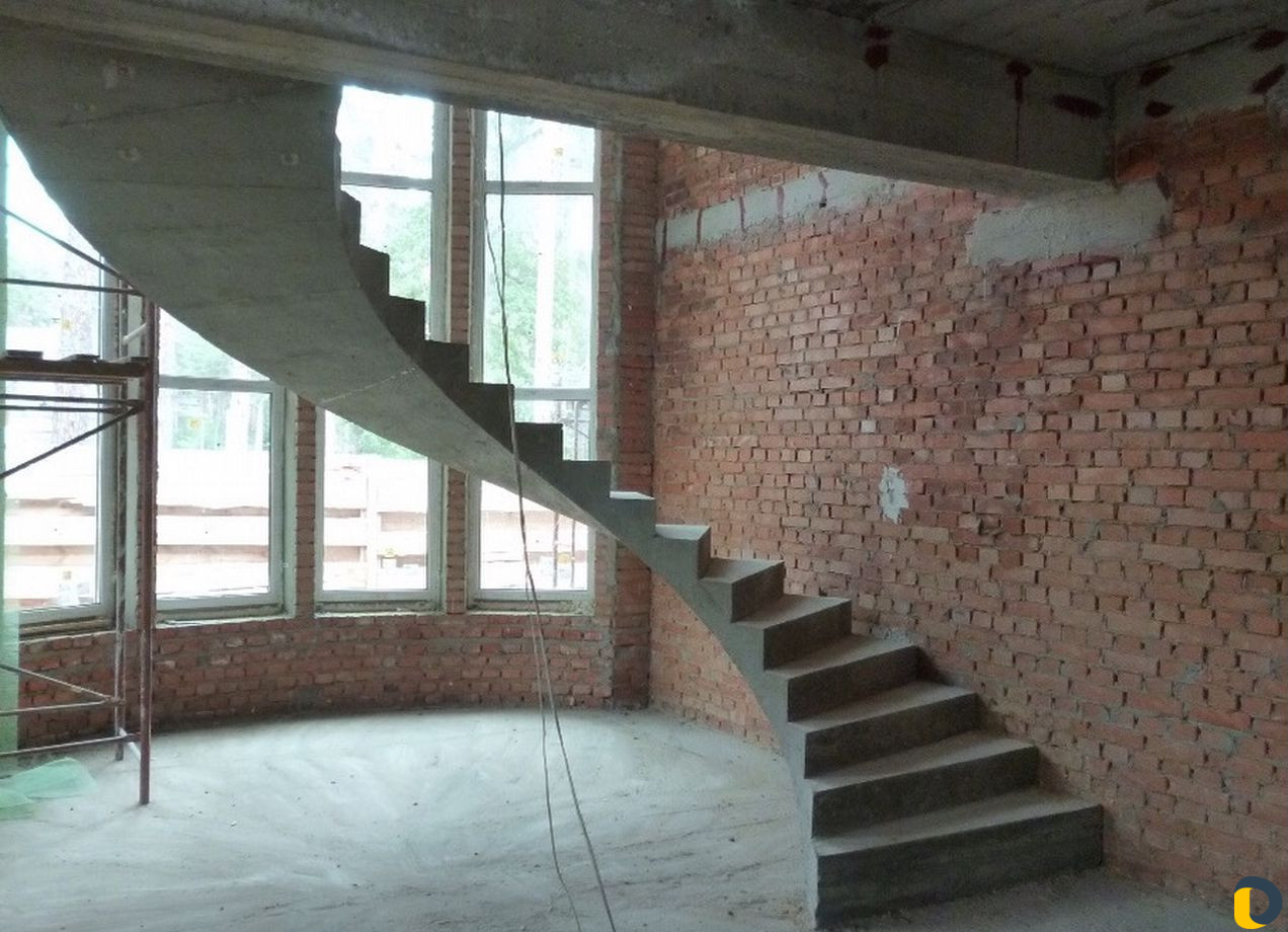 Бетонные работы лестницы монолит и т. д