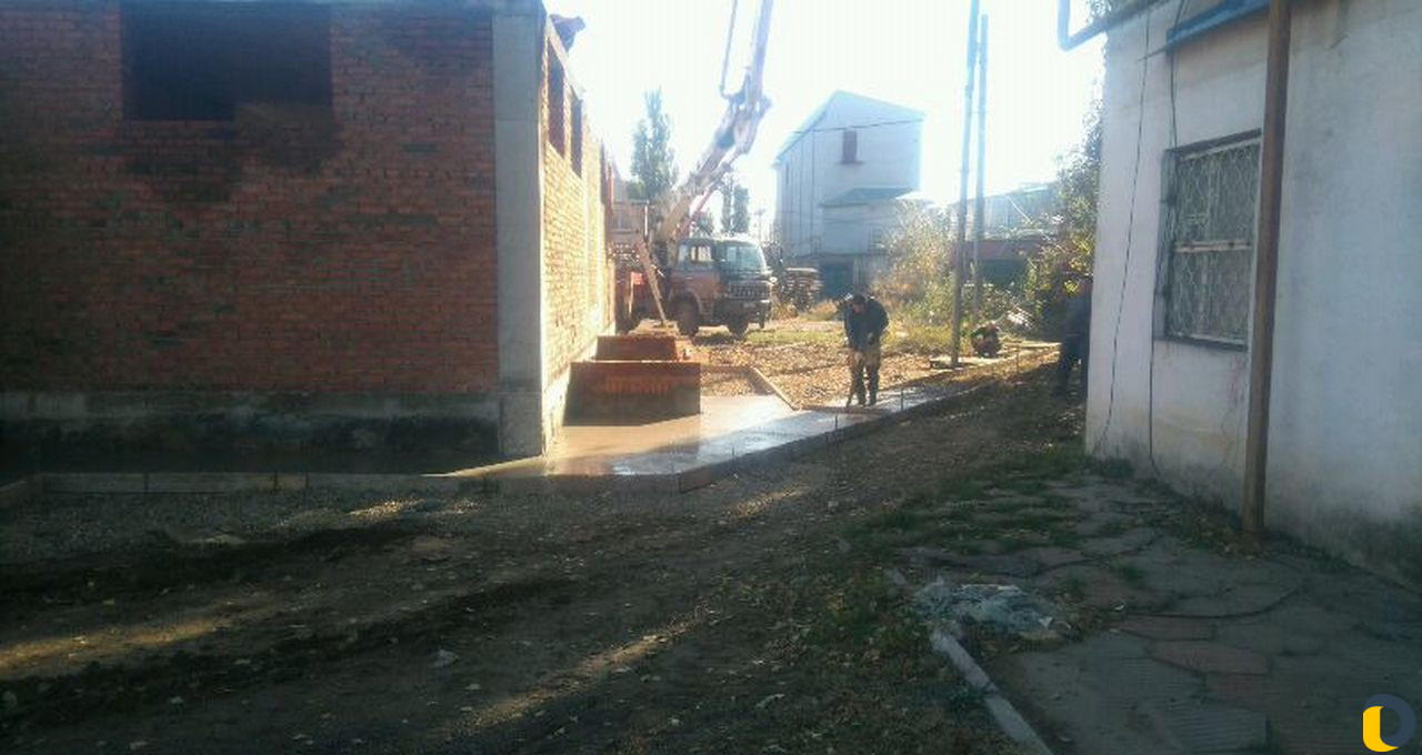 Бетонные работы, своя опалубка, слом