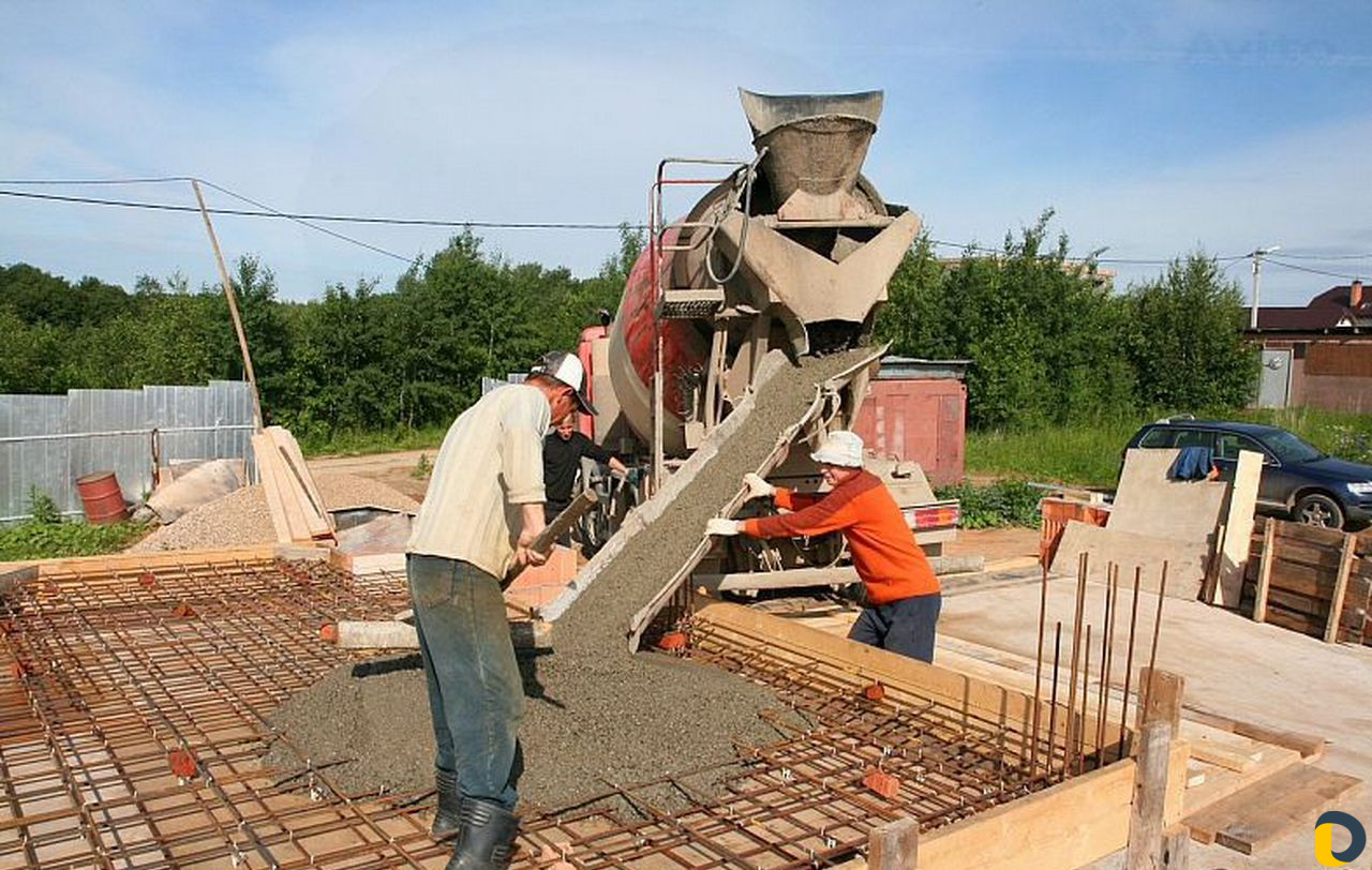 Бетонные работы заливка фундамента