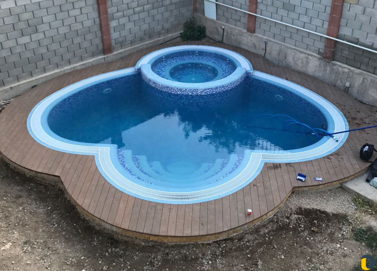 Бетонный бассейн с нуля, под ключ