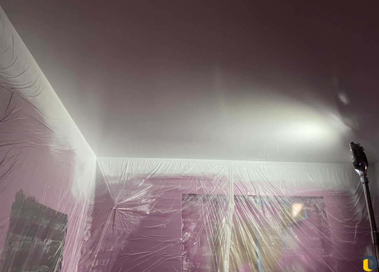 Безвоздушная покраска стен и потолков