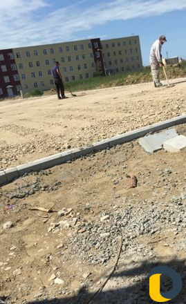 Благоустройство дворов, укладка асфальта