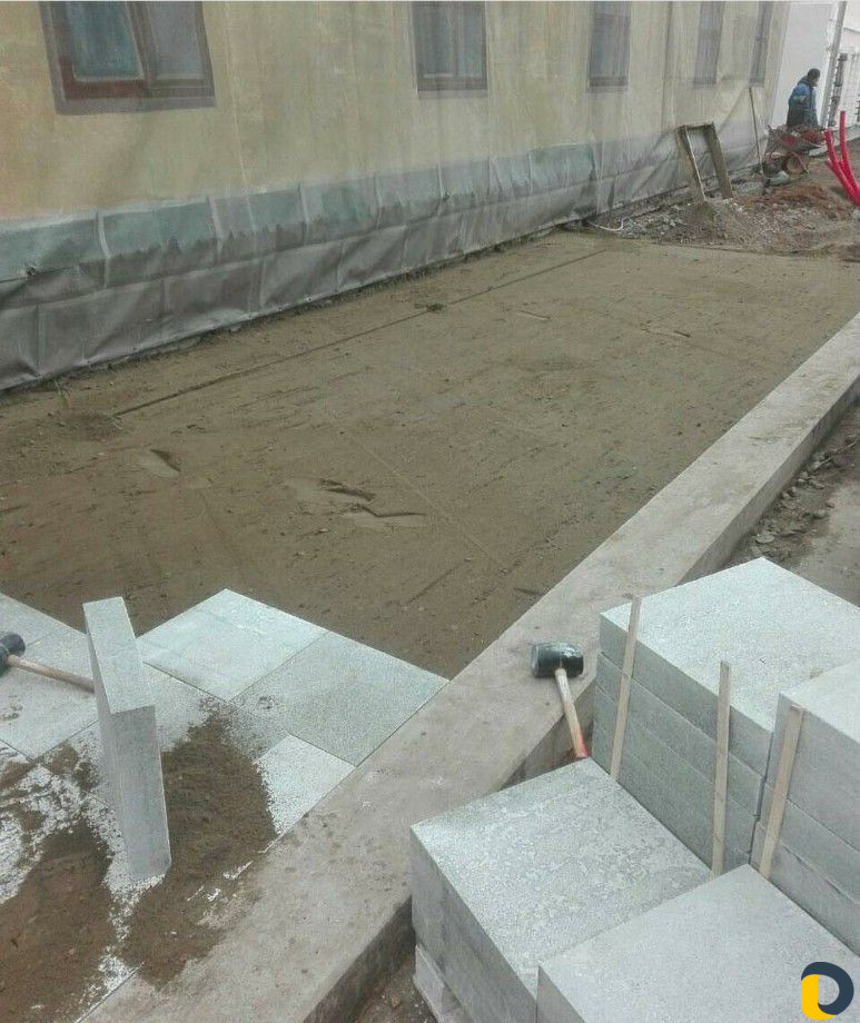 Благоустройство уклада тротуарной плитки