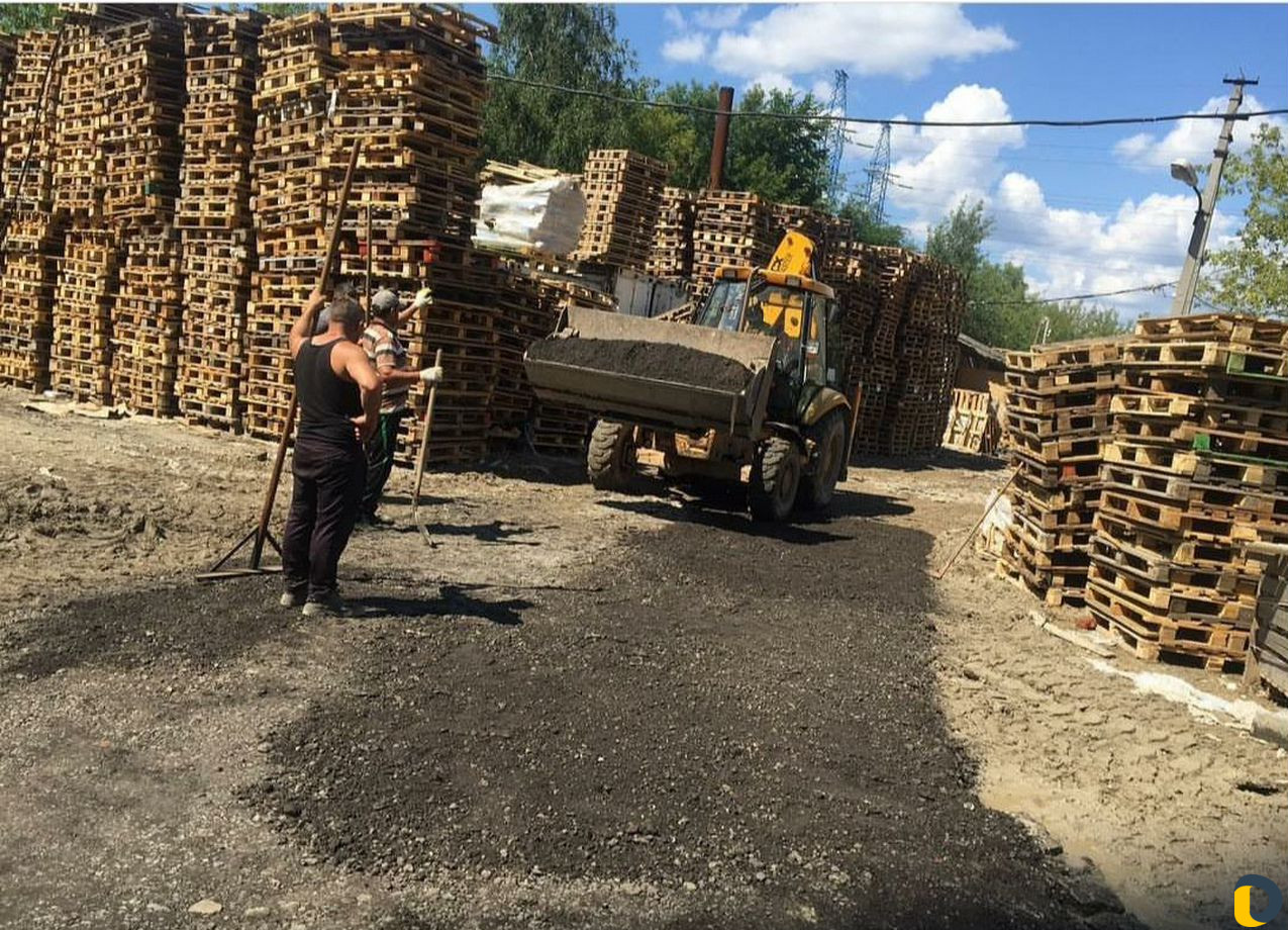 Благоустройство уклада тротуарной плитки