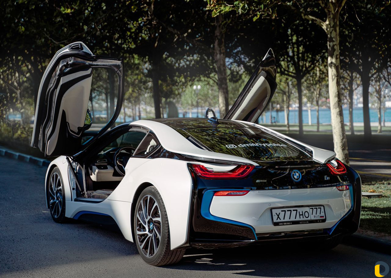 BMW i8 спортивный авто, съемки, свадьбы кино инста