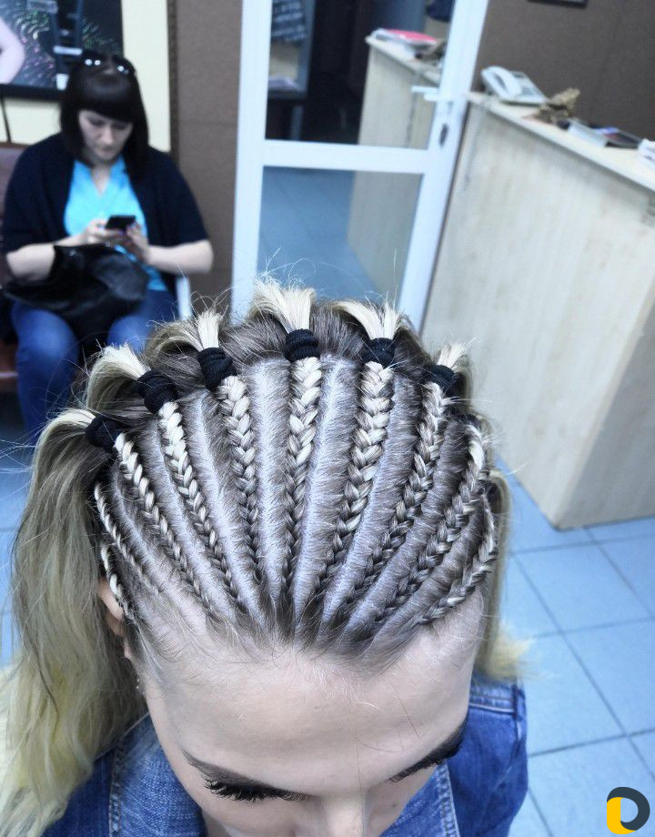 Боксёрские косы, брейды, плетение