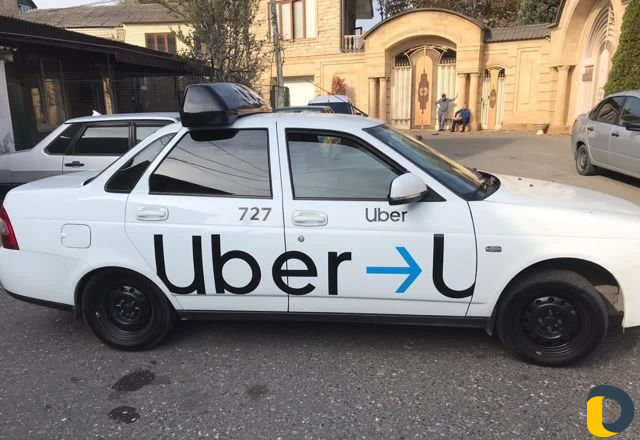Брендирование Uber,Yandex